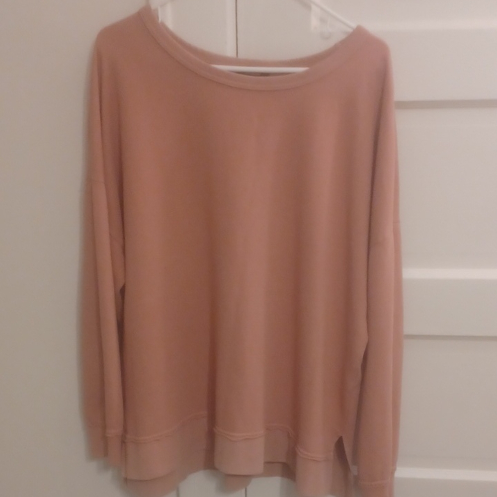 Buffalo David Bitton terracotta long-sleeved Sweatshirt